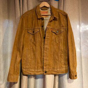 Levi's Classic Denim Jacket Medium Rusty Golden Retro Vintage Style Western